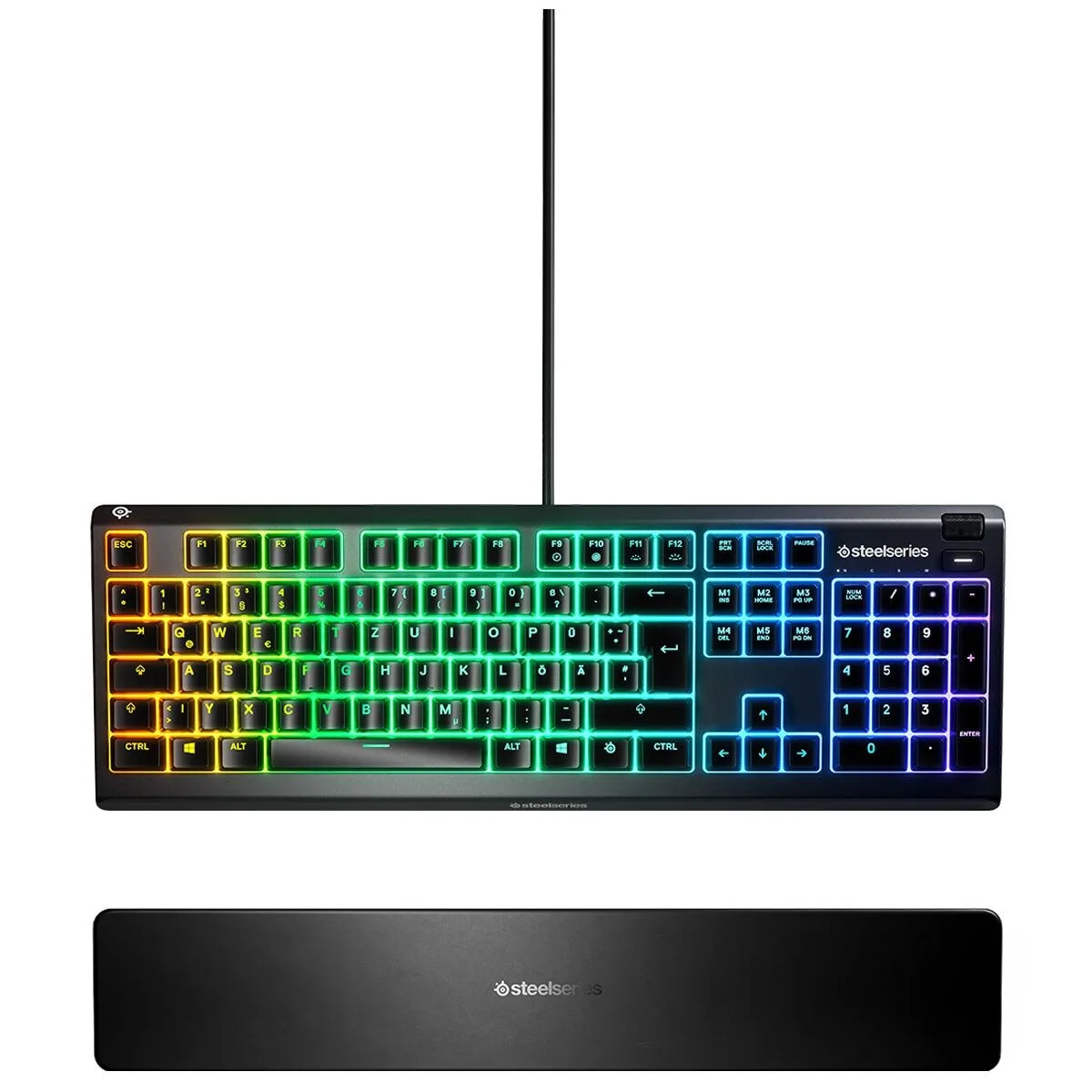 SteelSeries Apex 3 RGB Gaming Keyboard (Water‑Resistant)